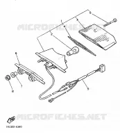 ACHTERLICHT voor Yamaha SRX600 1987