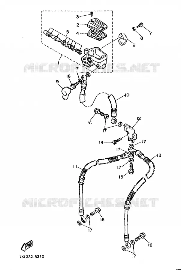 POMP VOOR Yamaha MOTO 600 1987 SRX  SRX600
