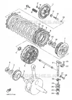 STARTMOTOR KOPPELINGS voor Yamaha SRX600H (33.1KW 1986