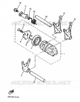SCHAKELWALS voor Yamaha SRX600H (33.1KW 1986