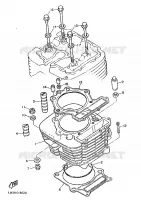 CILINDER voor Yamaha SRX600H (33.1KW 1986