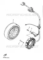 DYNAMO voor Yamaha SRX600H (33.1KW 1986