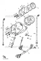 TELLERSET voor Yamaha SRX600H (33.1KW 1986