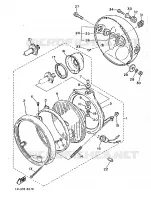 KOPLAMP voor Yamaha SRX600H (33.1KW 1986