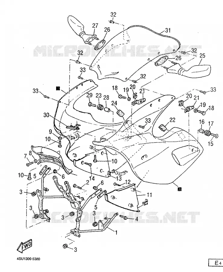 KAP Yamaha MOTO 660 1995 SZR  SZR660