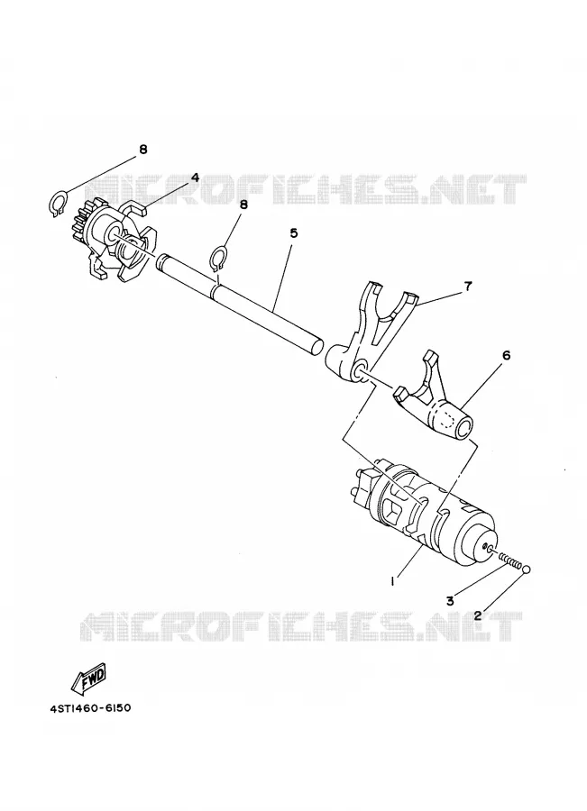 SCHAKELWALS Yamaha SCOOTER 105 2002 CRYPTON  T105SE