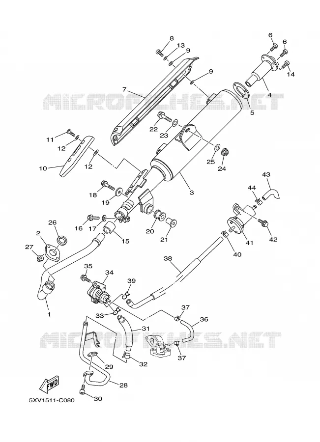 UITLAAT Yamaha SCOOTER 110 2004 CRYPTON  T110