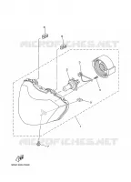 KOPLAMP voor Yamaha CRYPTON 135 X 2007