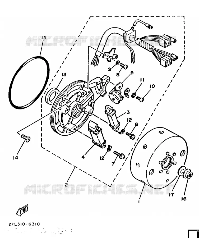 DYNAMO Yamaha SCOOTER 80 1986 Autres modeles  T80