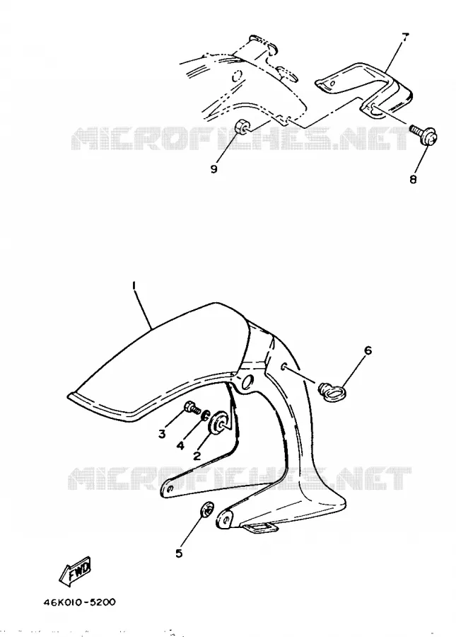 SPATBORD Yamaha SCOOTER 80 1986 Autres modeles  T80
