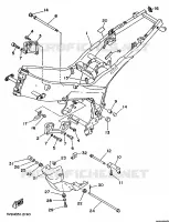 FRAME voor Yamaha TDM850 1992