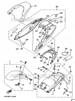 SPATBORD voor Yamaha TDM850 1992