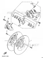 REMKLAUW VOOR voor Yamaha TDM850 1992