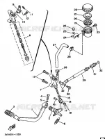 REMPOMP ACHTER voor Yamaha TDM850 1992