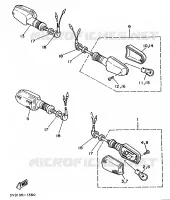 KNIPPERLICHT voor Yamaha TDM850 1992