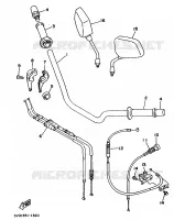 STUUR / KABEL voor Yamaha TDM850 1993