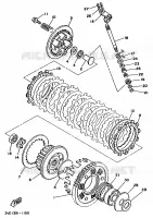STARTMOTOR KOPPELINGS voor Yamaha TDM850 1993