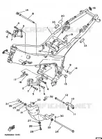 FRAME voor Yamaha TDM850 1993