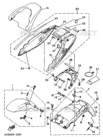 SPATBORD voor Yamaha TDM850 1993