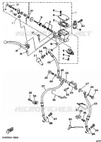 POMP VOOR voor Yamaha TDM850 1993