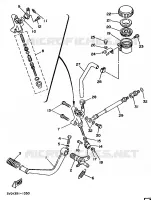 REMPOMP ACHTER voor Yamaha TDM850 1993