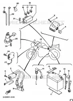 ELECTRISCH 1 voor Yamaha TDM850 1993