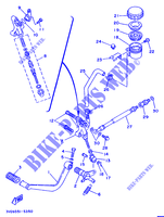 REMPOMP ACHTER voor Yamaha TDM850 1997