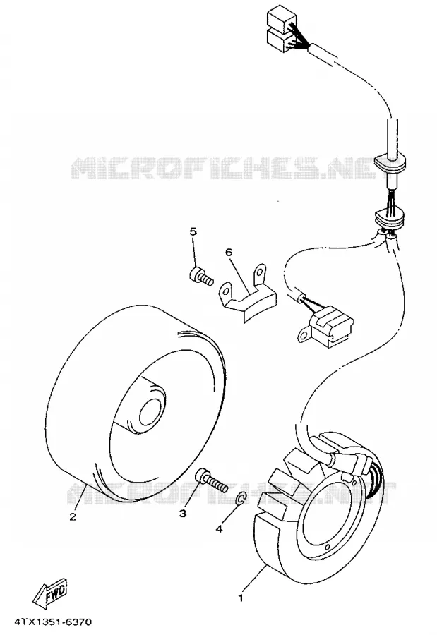 DYNAMO Yamaha MOTO 850 1998 TDM  TDM850