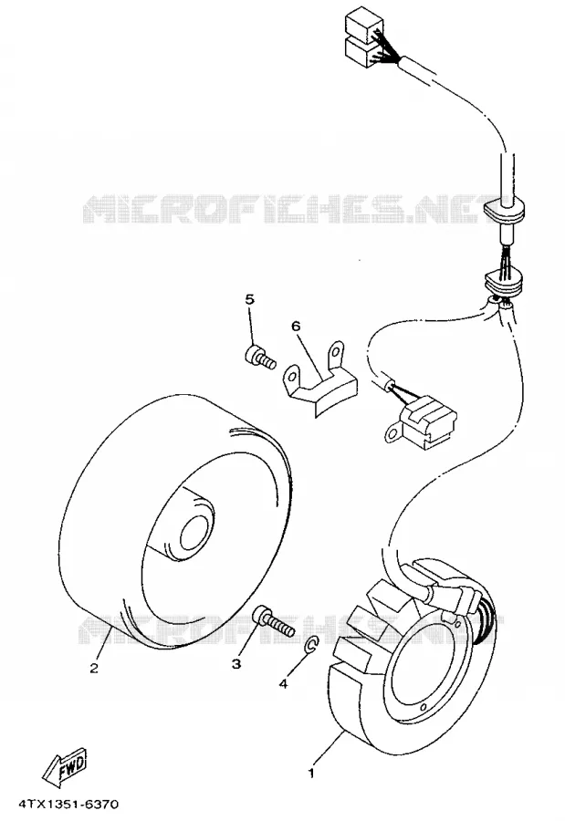 DYNAMO Yamaha MOTO 850 1998 TDM  TDM850