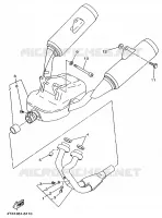 UITLAAT voor Yamaha TDM850 1999