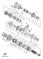 TRANSMISSIE voor Yamaha TDM850 1999