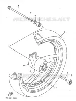 VOORWIEL voor Yamaha TDM850 1999