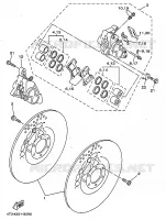 REMKLAUW VOOR voor Yamaha TDM850 1999