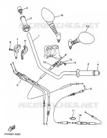 STUUR / KABEL voor Yamaha TDM850 1999