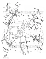 STANDAARD / VOETSTEUN voor Yamaha TDM850 1999