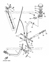 REMPOMP ACHTER voor Yamaha TDM850 1999