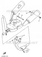 UITLAAT voor Yamaha TDM850H 1993