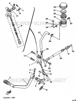 REMPOMP ACHTER voor Yamaha TDM850H 1993