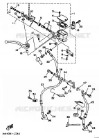 POMP VOOR voor Yamaha TDM850H (57KW) 1992