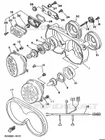 KOPLAMP voor Yamaha TDM850H (57KW) 1992