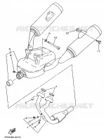 UITLAAT voor Yamaha TDM850L 1999
