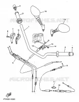 STUUR / KABEL voor Yamaha TDM850L 1999