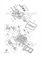 CILINDERKOP voor Yamaha TDM900 2007