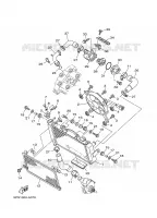 RADIATEUR / SLANG voor Yamaha TDM900 2007