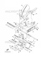 ACHTERBRUG voor Yamaha TDM900 2007