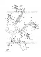 STANDAARD / VOETSTEUN voor Yamaha TDM900 2007