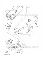 UITLAAT voor Yamaha TDM900 2008