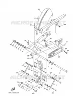 ACHTERBRUG voor Yamaha TDM900 2008