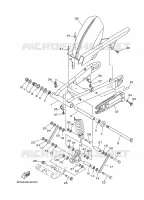 ACHTERBRUG voor Yamaha TDM900 2008