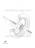 VOORWIEL voor Yamaha TDM900 2008